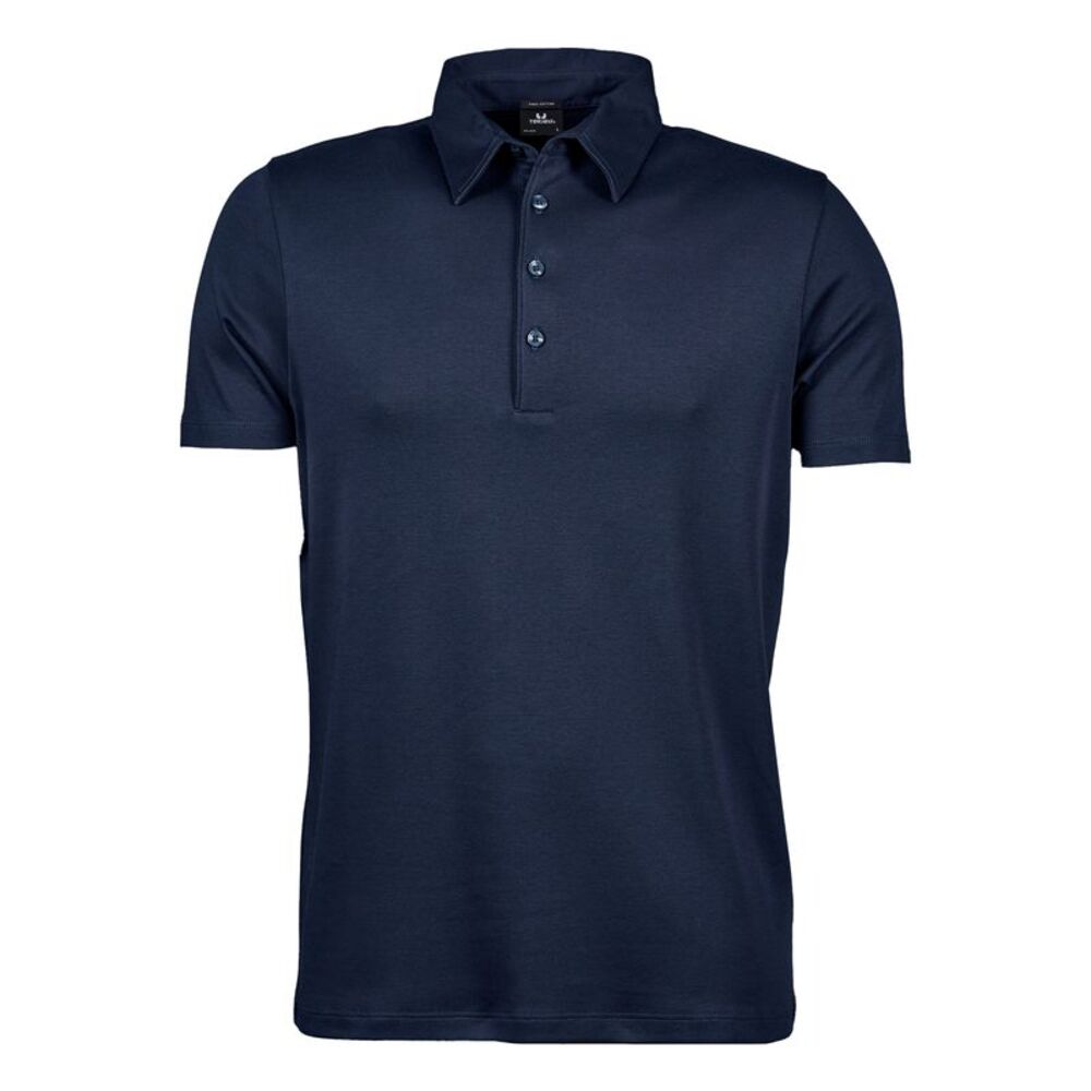 Tee Jays Womens/Ladies Pima Polo Shirt / Navy